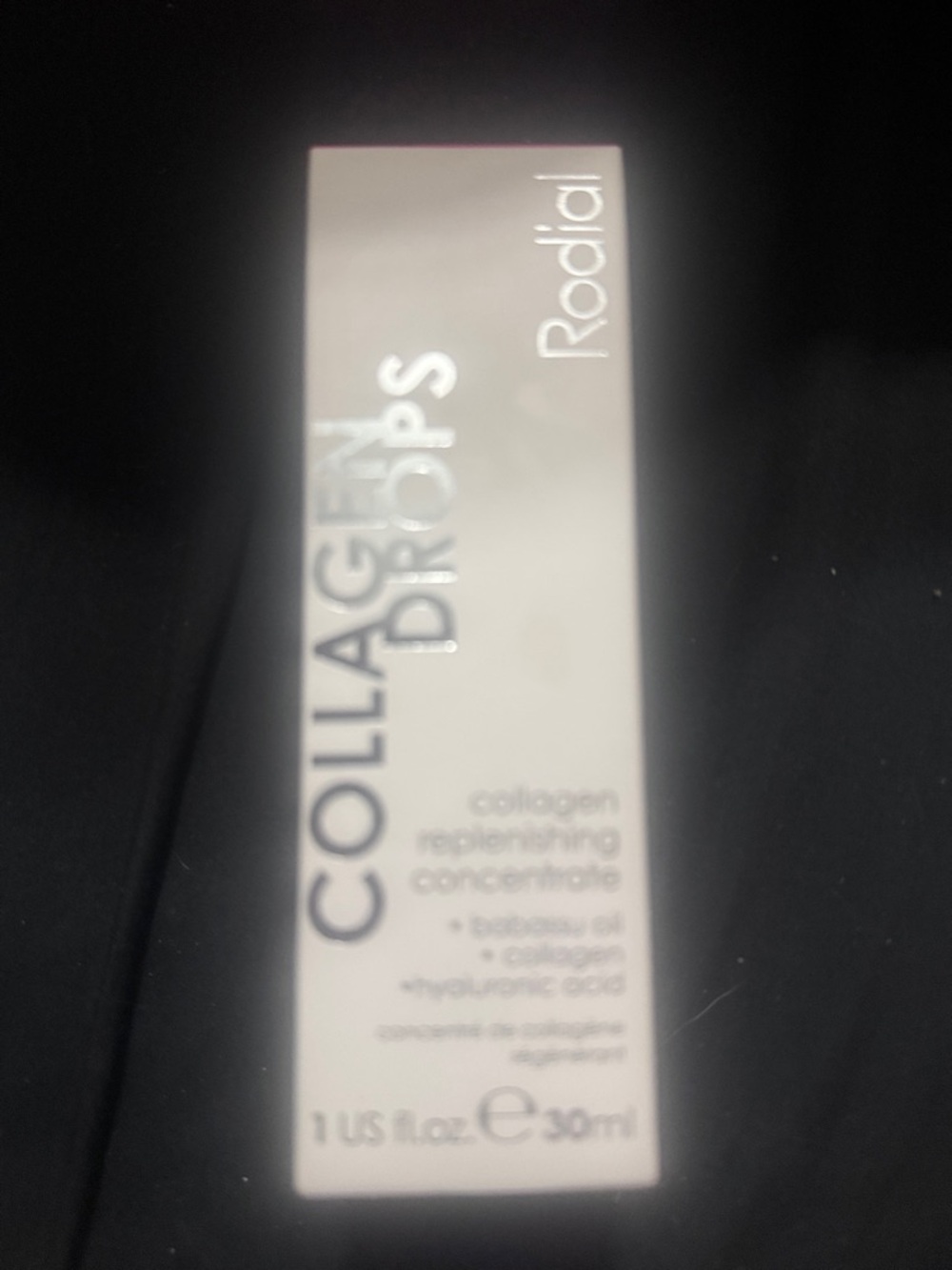 Rodial Collagen Drops - Soft Pink Packaging with Metallic Logo